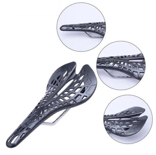 Bike Saddle | Integrated Suspension & Ventilated Design | Lightweight Comfort