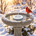 Bird Bath De-Icer | Thermostat-Controlled 70 W Heating Disc