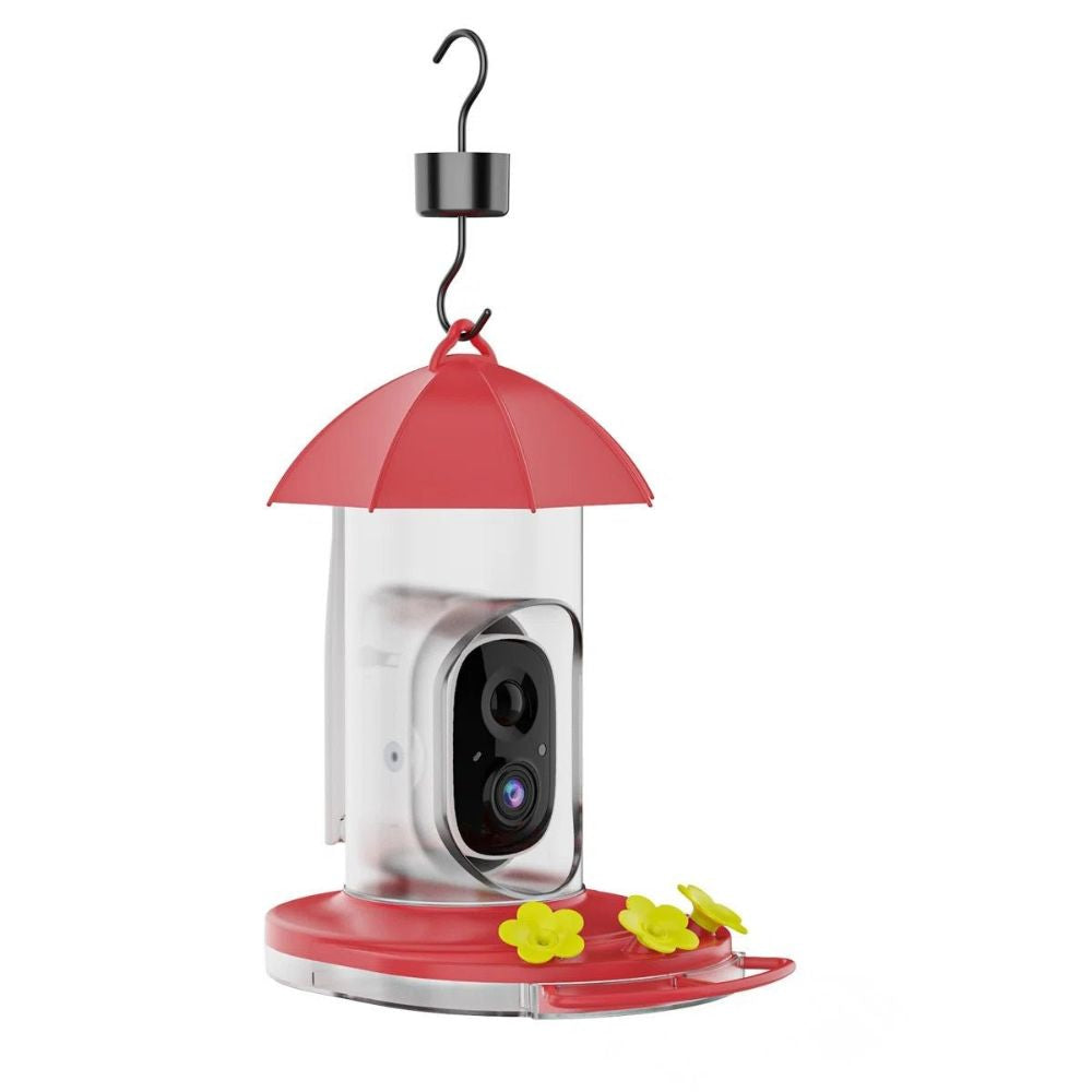 Bird Feeder | 1080P Wide-Angle Camera | Solar & USB Charging