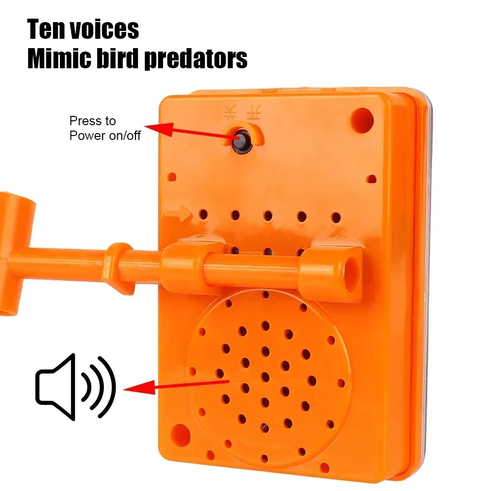 Bird Repeller | 360° Rotating Reflective & Solar-Powered