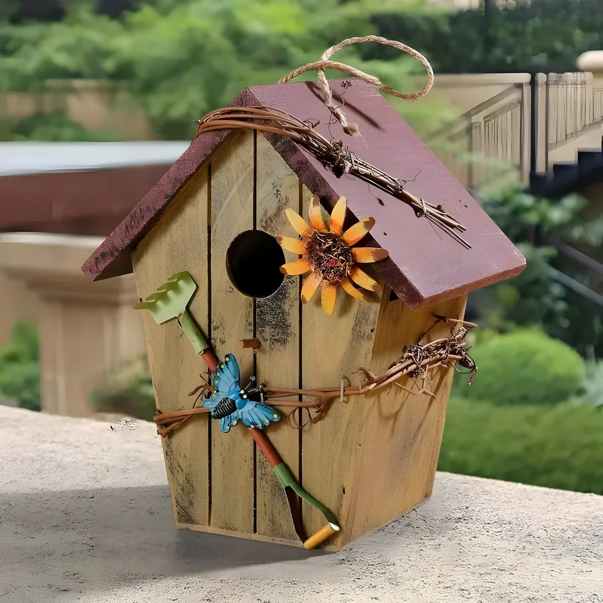 Birdhouse | Hanging Handmade Rustic