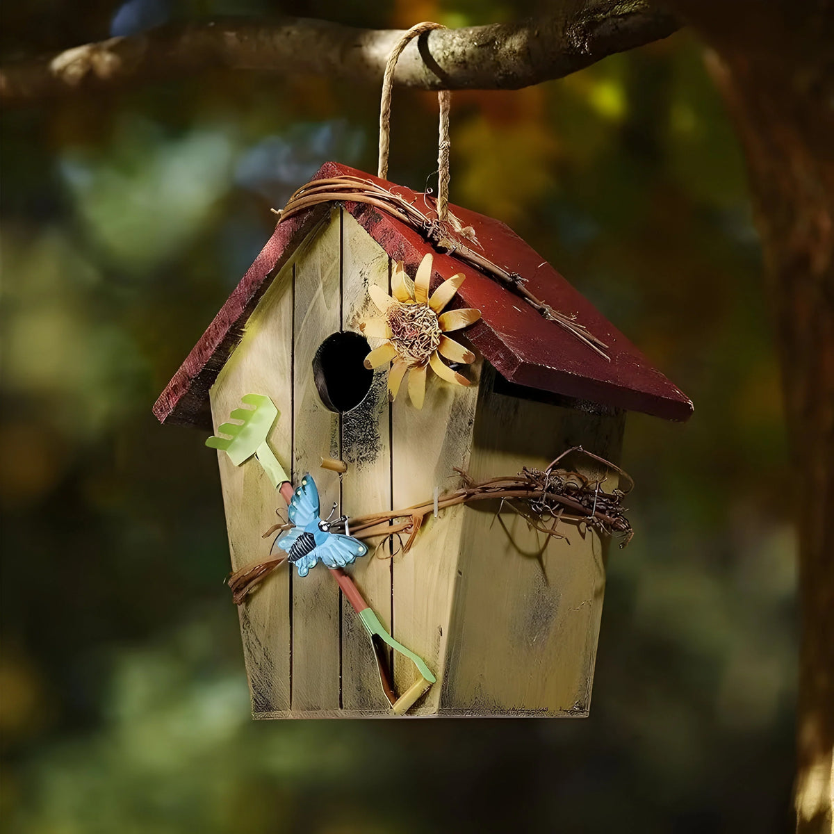 Birdhouse | Hanging Handmade Rustic