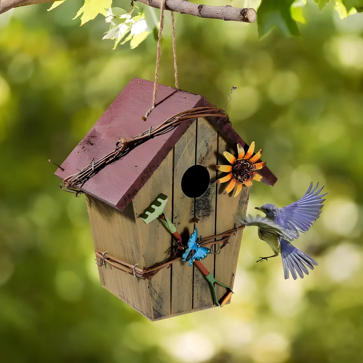 Birdhouse | Hanging Handmade Rustic