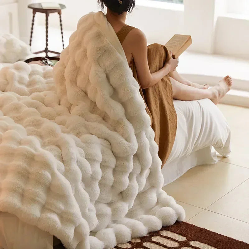 Blanket | Tuscan Faux Fur & Anti-Pilling | 100 x 160 cm