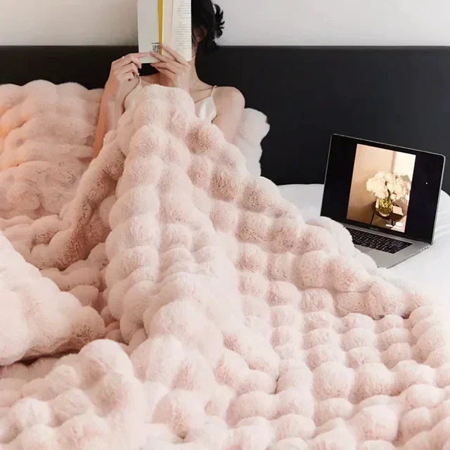 Blanket | Tuscan Faux Fur & Anti-Pilling | 100 x 160 cm
