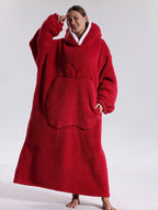 Blanket With Sleeves | Soft Fleece Hooded & Machine Washable | One Size