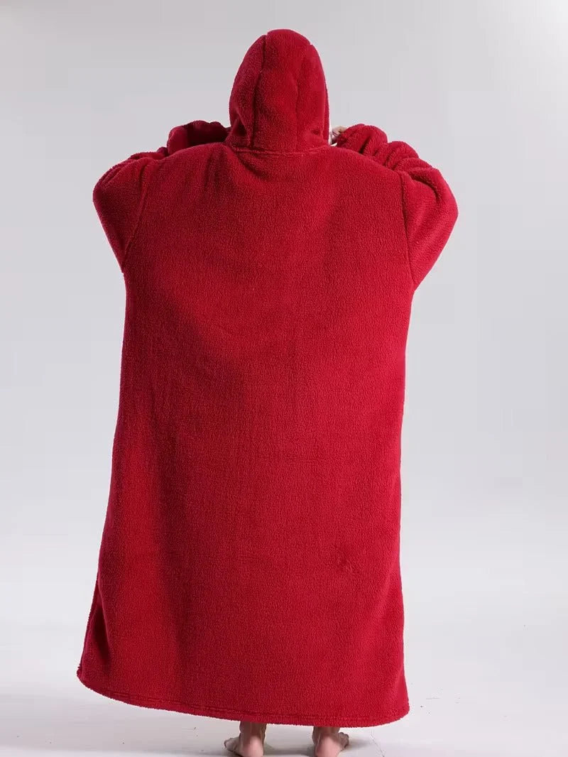Blanket With Sleeves | Soft Fleece Hooded & Machine Washable | One Size