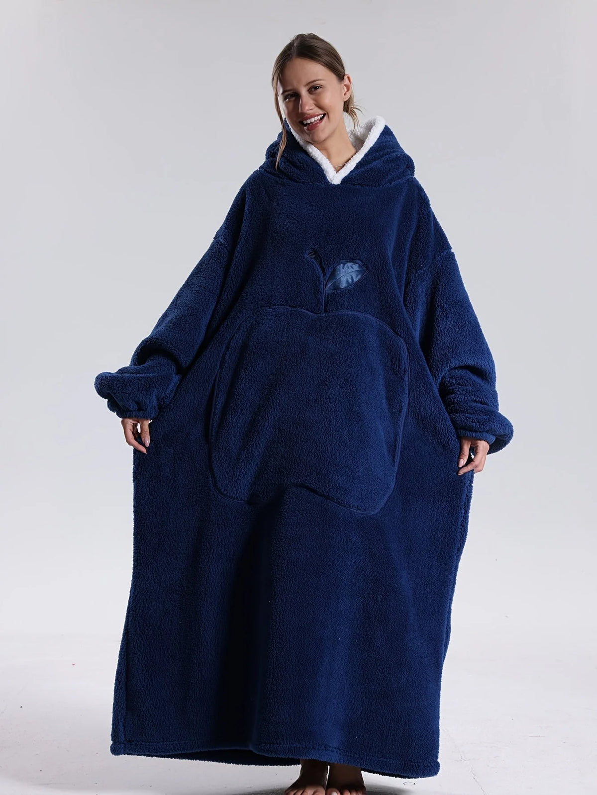 Blanket With Sleeves | Soft Fleece Hooded & Machine Washable | One Size