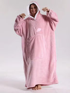 Blanket With Sleeves | Soft Fleece Hooded & Machine Washable | One Size