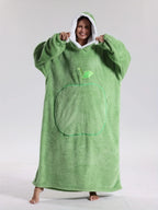Blanket With Sleeves | Soft Fleece Hooded & Machine Washable | One Size