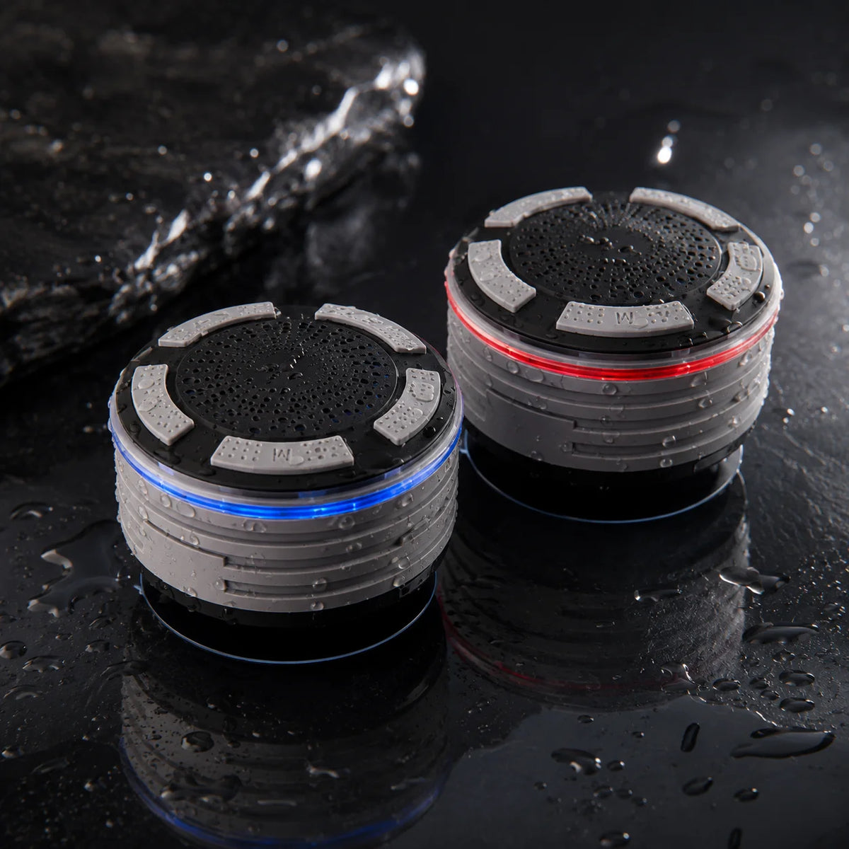 Bluetooth Shower Speaker | IP67 Waterproof & Suction-Cup Mount | Up To 8 Hours Playtime