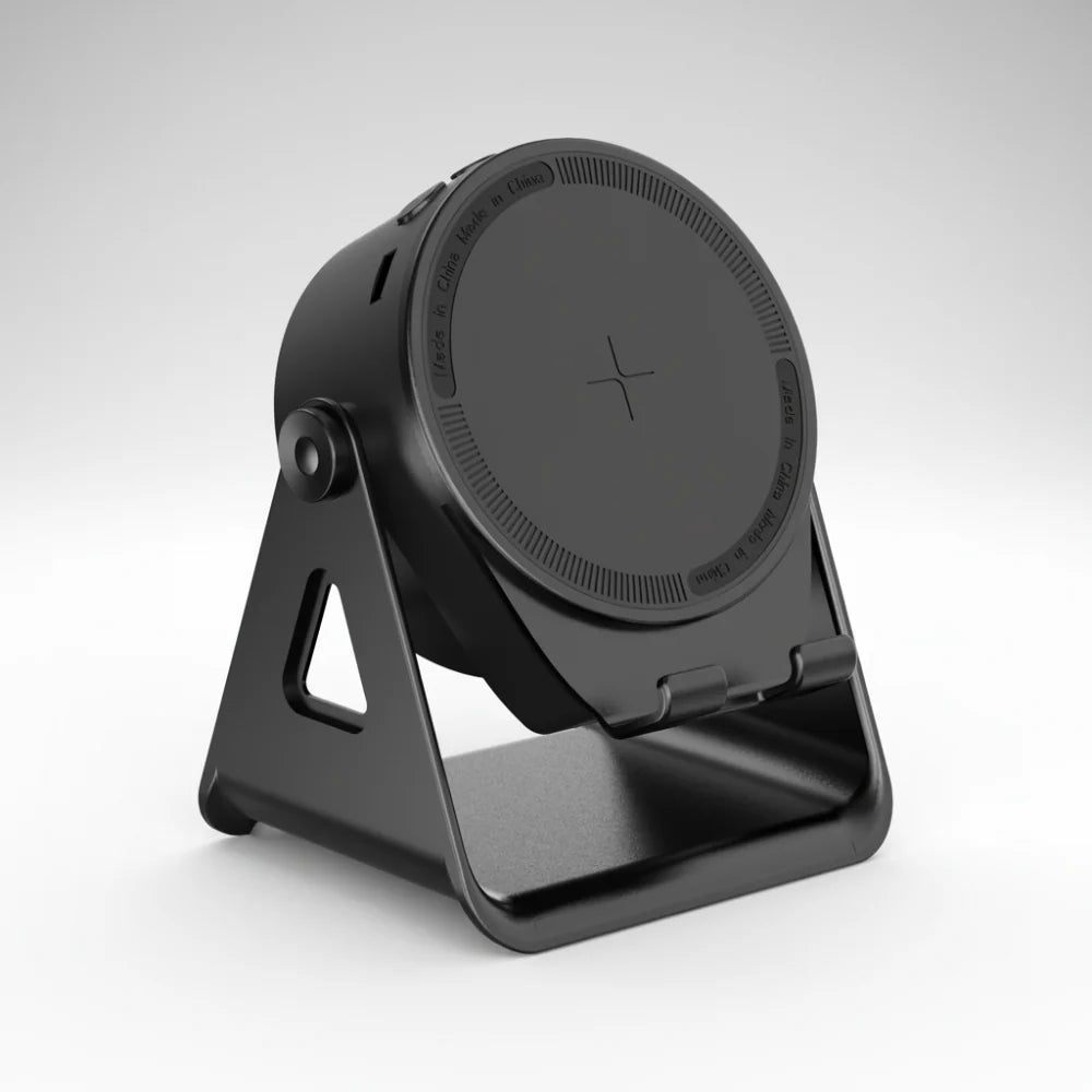 Bluetooth Speaker Phone Stand | Wireless Charger & Adjustable Angle