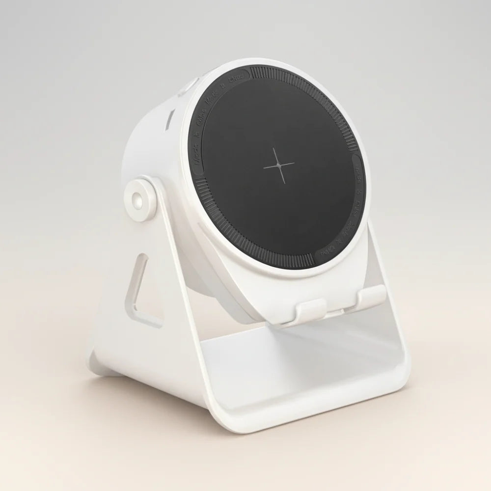 Bluetooth Speaker Phone Stand | Wireless Charger & Adjustable Angle