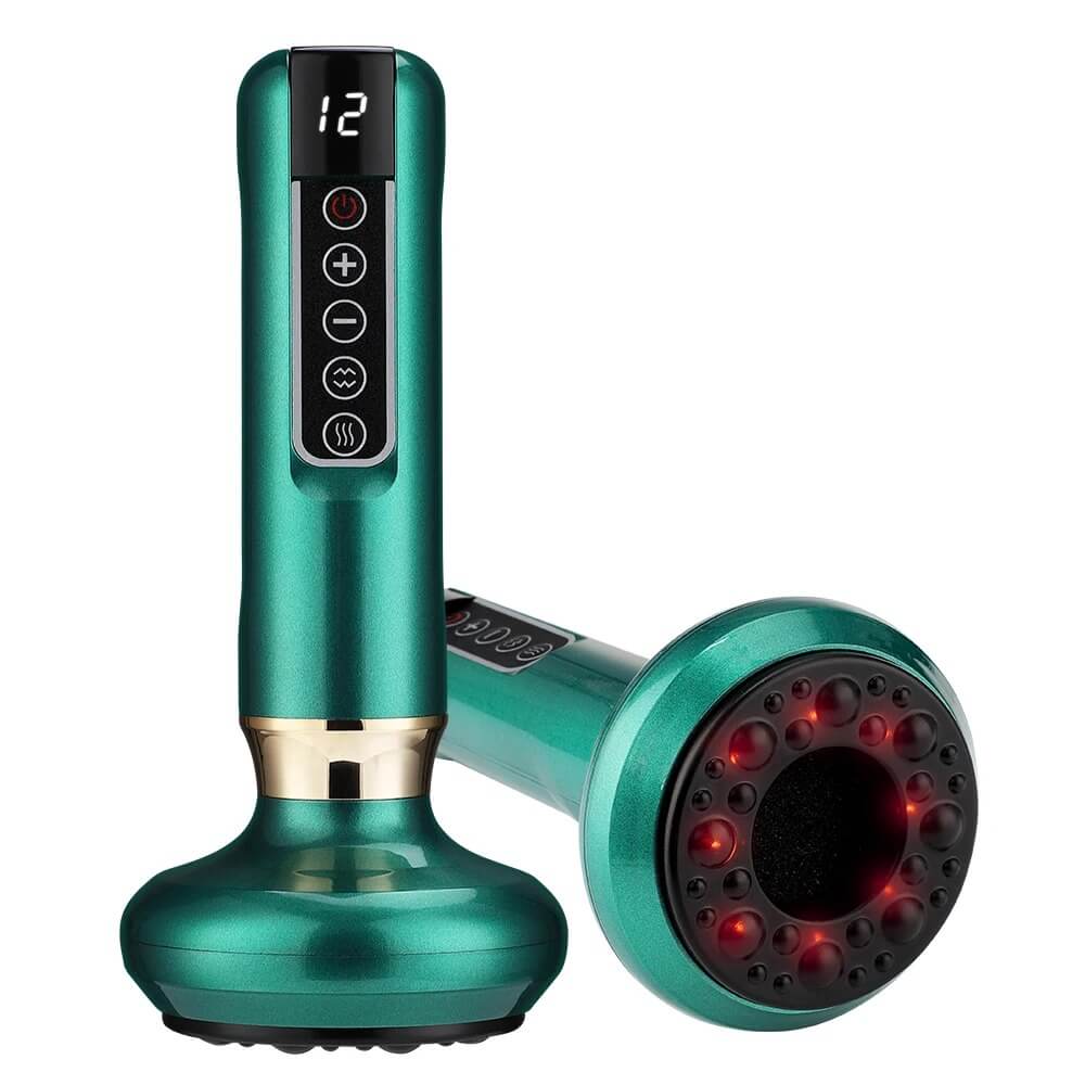 Body Sculpting Device | Red Light Therapy, EMS & Adjustable Cupping | 12 Intensity Levels