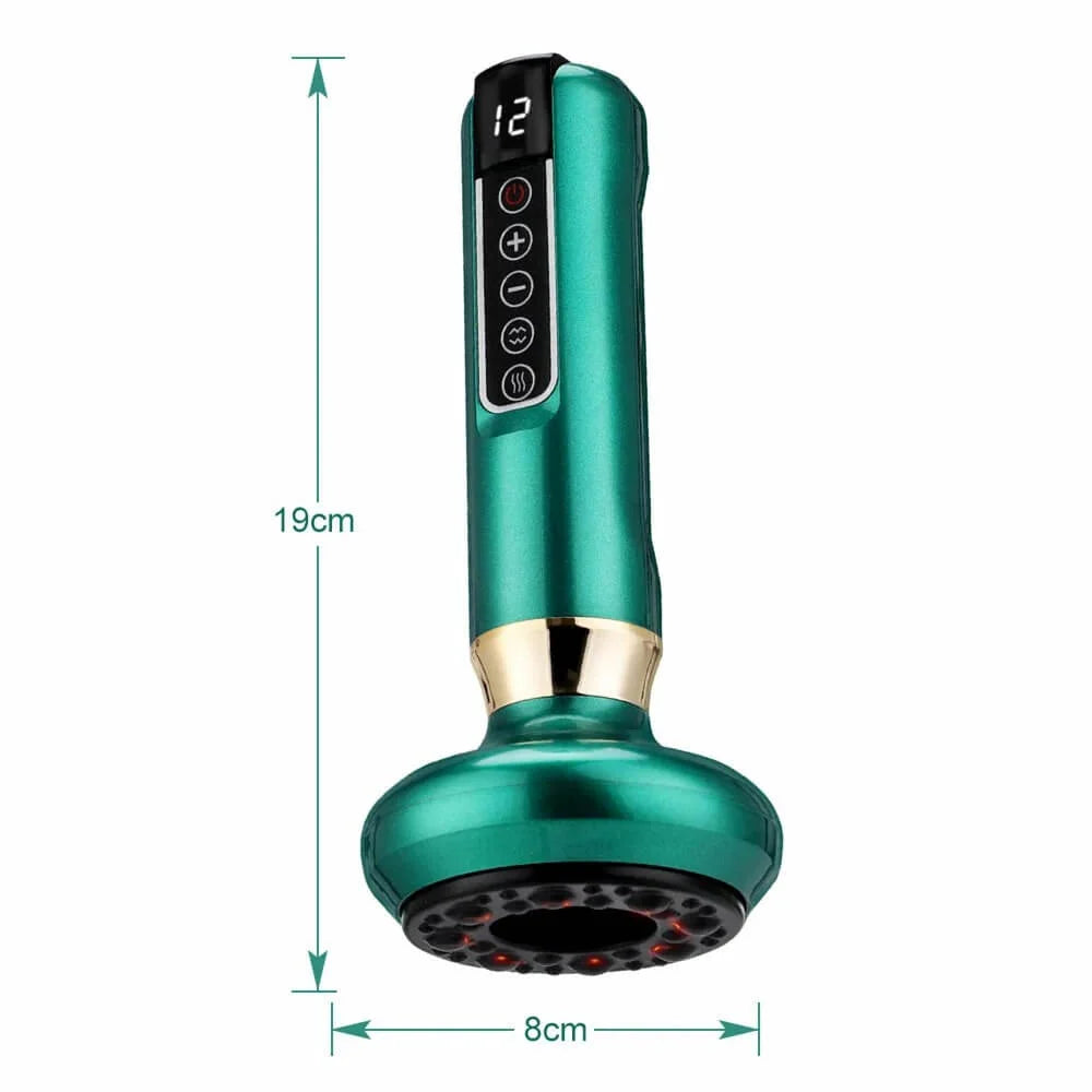 Body Sculpting Device | Red Light Therapy, EMS & Adjustable Cupping | 12 Intensity Levels