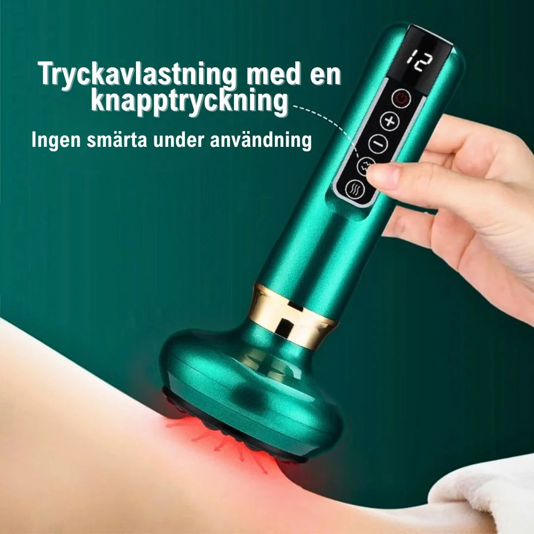 Body Sculpting Device | Red Light Therapy, EMS & Adjustable Cupping | 12 Intensity Levels