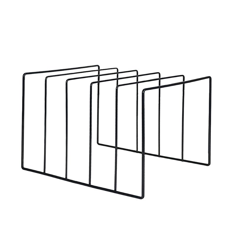 Book & Record Stand | Triangular Wrought Iron | Space-Saving