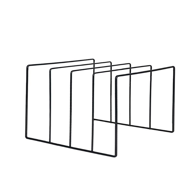 Book & Record Stand | Triangular Wrought Iron | Space-Saving