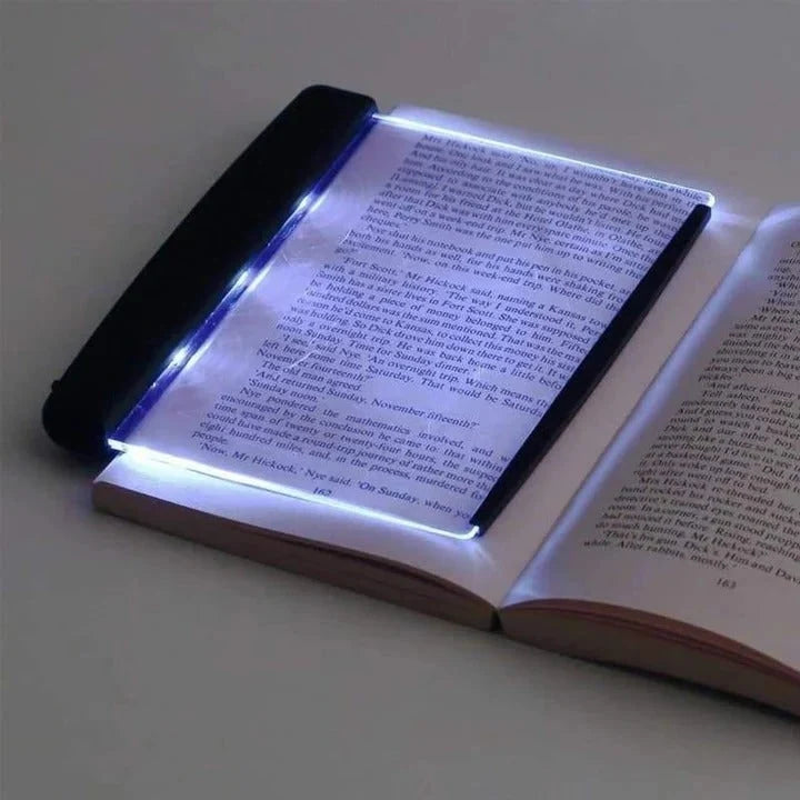 Book Light | Flat Acrylic LED Panel & Battery-Powered