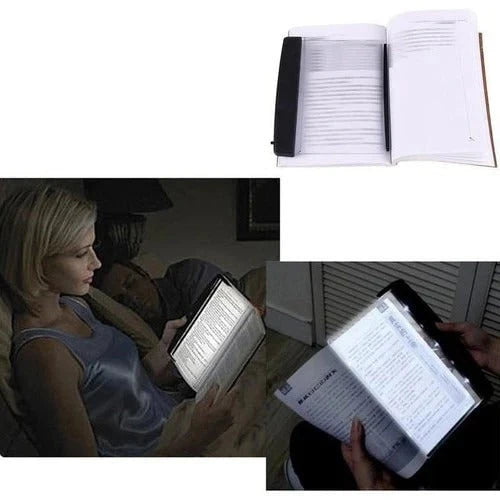 Book Light | Flat Acrylic LED Panel & Battery-Powered