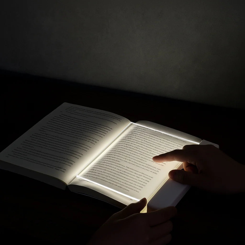 Book Light | Ultra-Thin Clip-On LED & Rechargeable