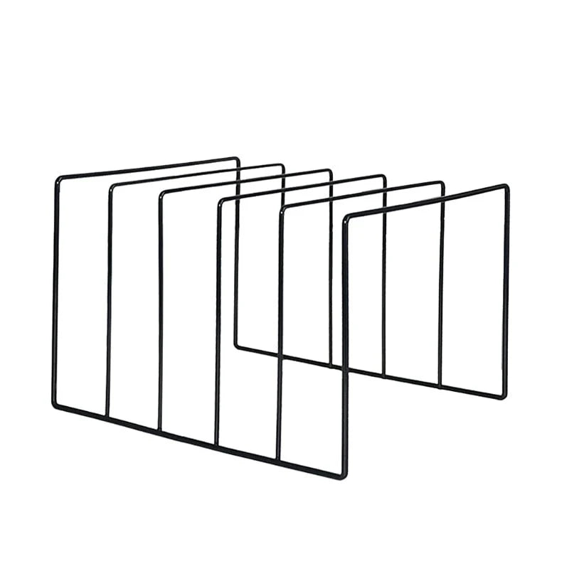 Book & Vinyl Record Stand | Wrought Iron Triangular Shelf