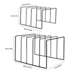 Book & Vinyl Record Stand | Wrought Iron Triangular Shelf