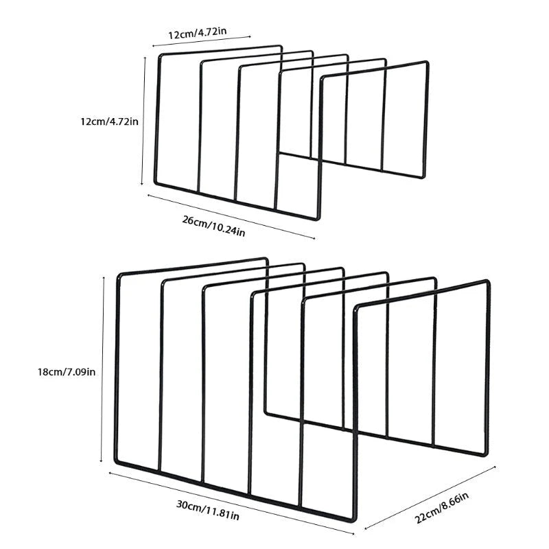 Book & Vinyl Record Stand | Wrought Iron Triangular Shelf