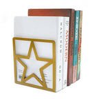 Bookends | Star-Shaped Durable Metal
