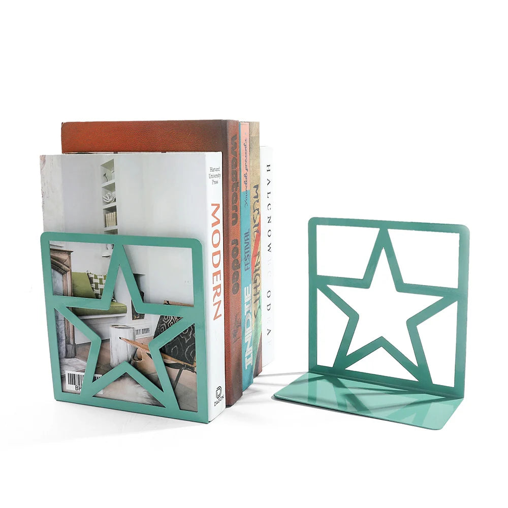 Bookends | Star-Shaped Durable Metal