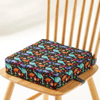 Booster Seat | Adjustable Height, Foldable & Safety Straps
