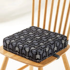 Booster Seat | Adjustable Height, Foldable & Safety Straps