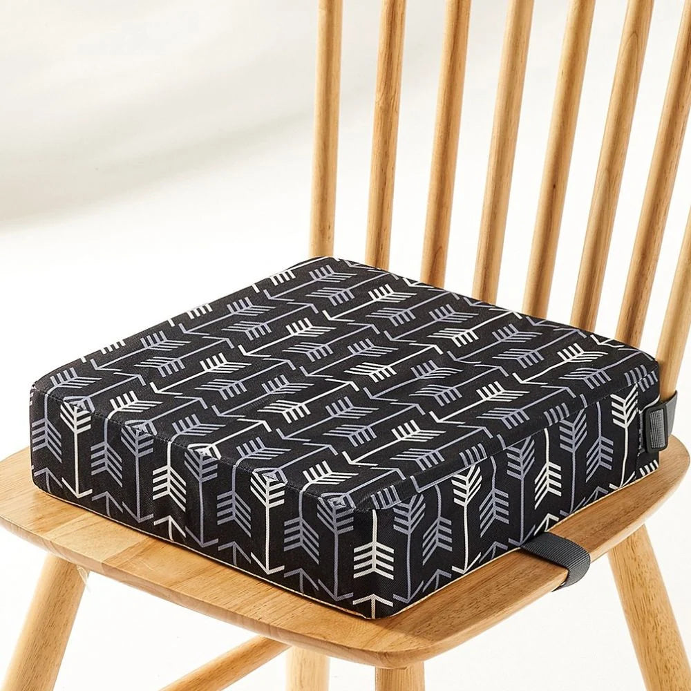 Booster Seat | Adjustable Height, Foldable & Safety Straps