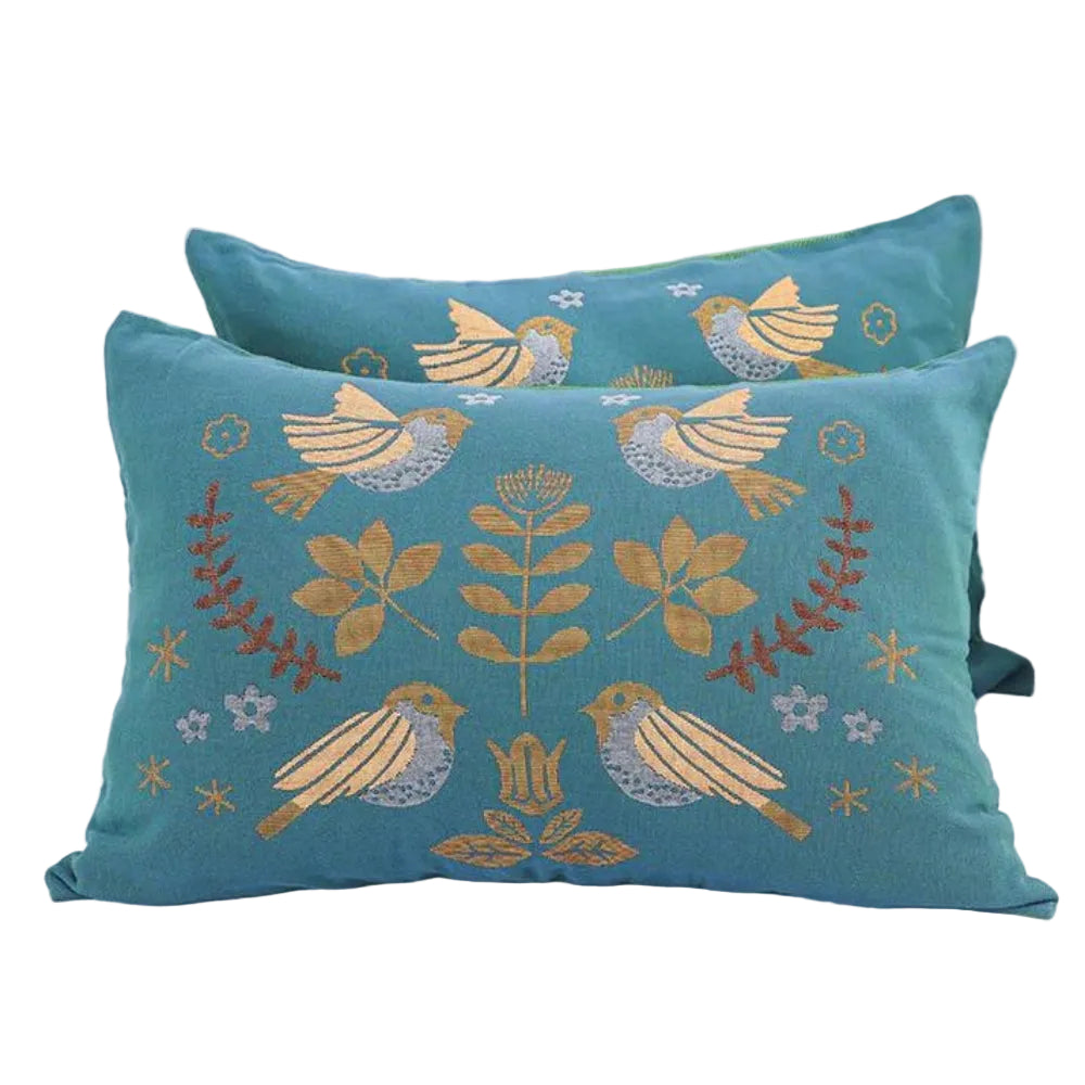 Botanical Bird Pillowcase