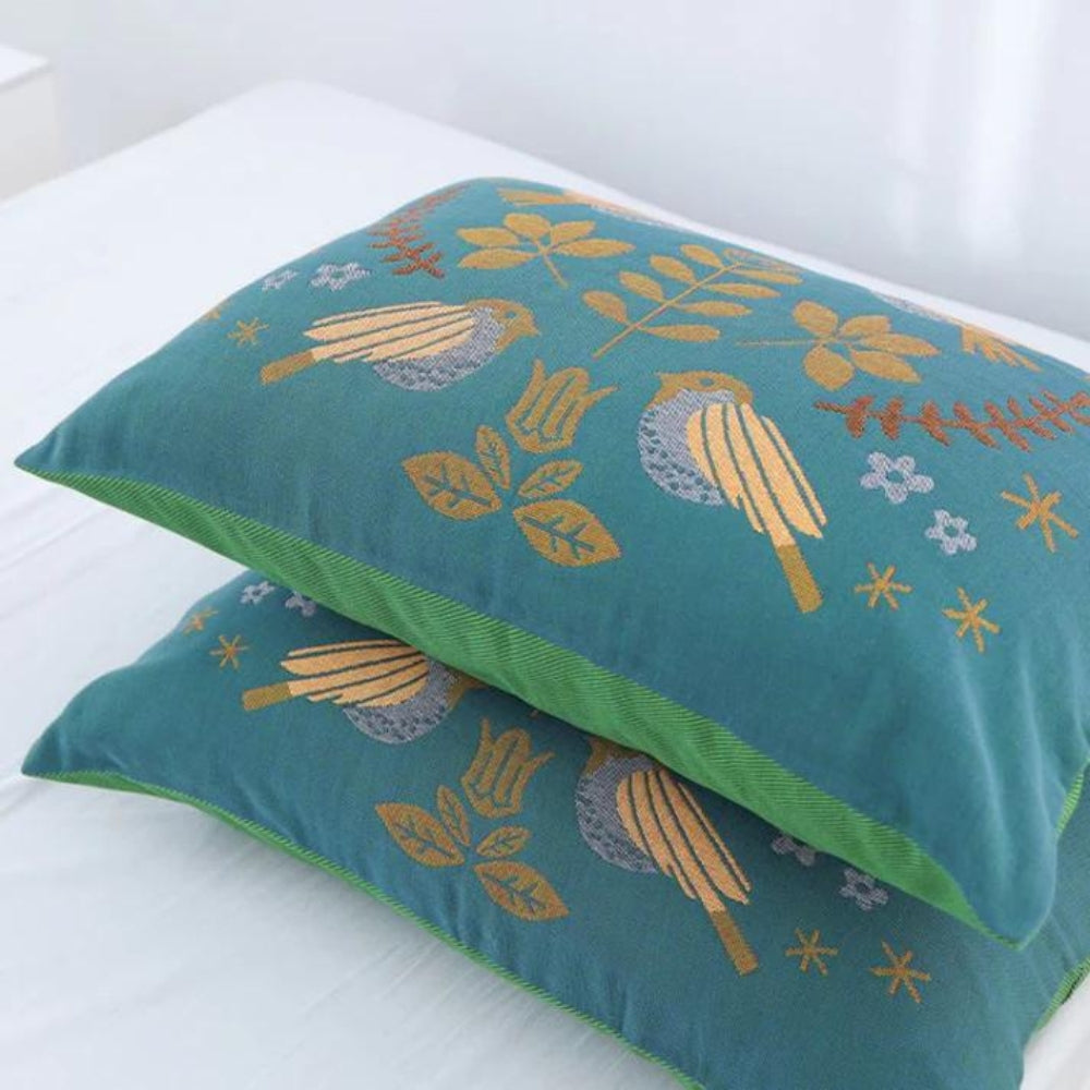 Botanical Bird Pillowcase