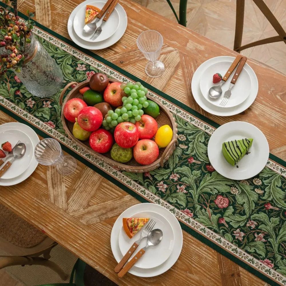 Botanical Stitch Table Runner