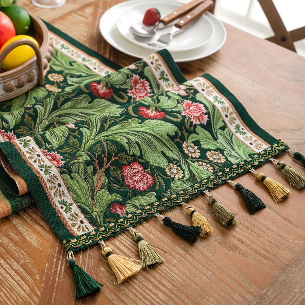 Botanical Stitch Table Runner