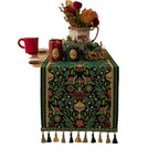 Botanical Tassel Table Runner