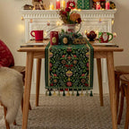 Botanical Tassel Table Runner