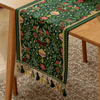 Botanical Tassel Table Runner