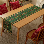 Botanical Tassel Table Runner