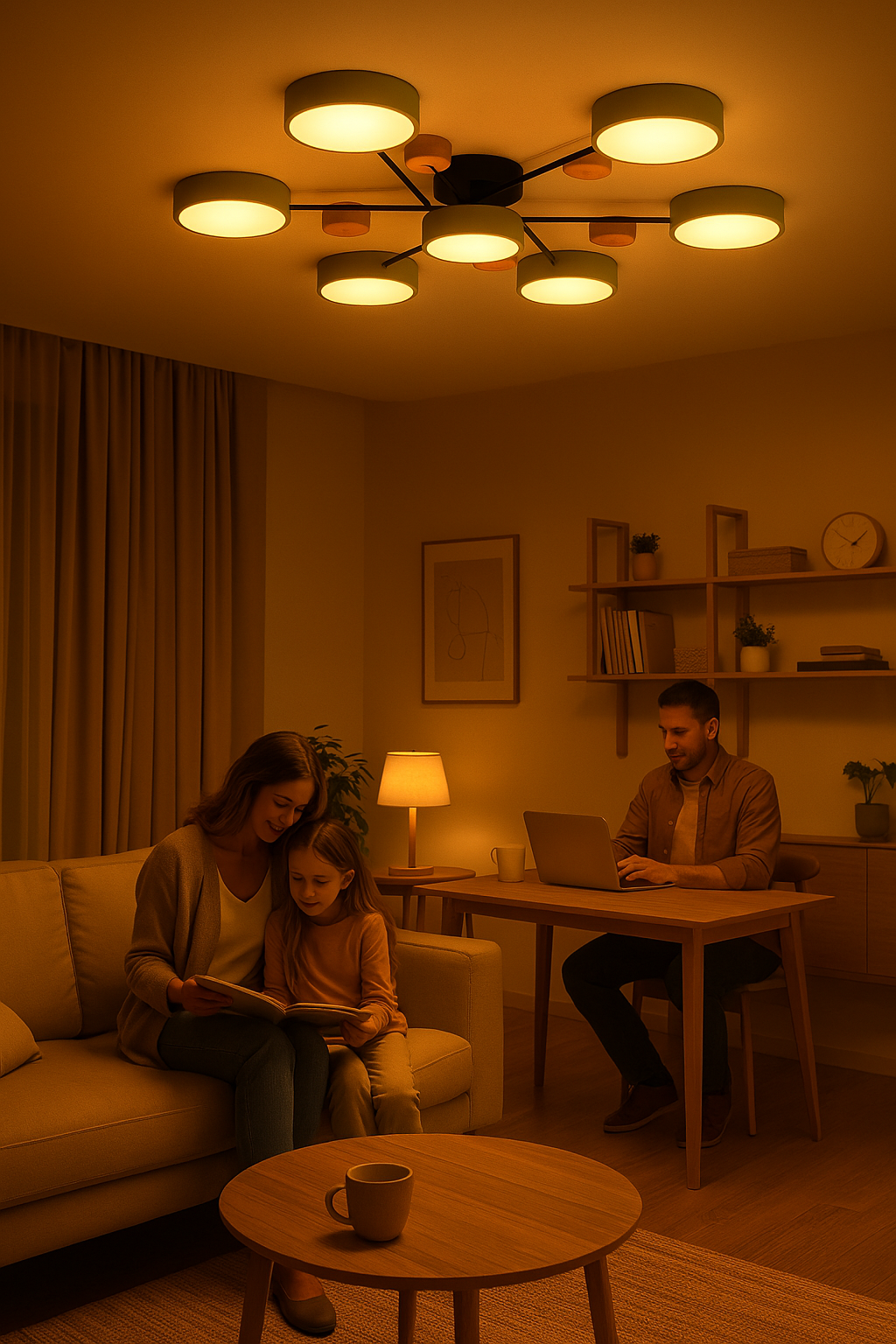 Branched LED Ceiling Light