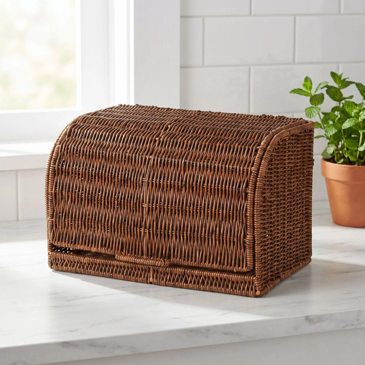 Bread Basket | Handwoven Seagrass & Lid