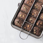 Brownie Baking Pan | Non-Stick Built-In Dividers | Makes 18 Portions