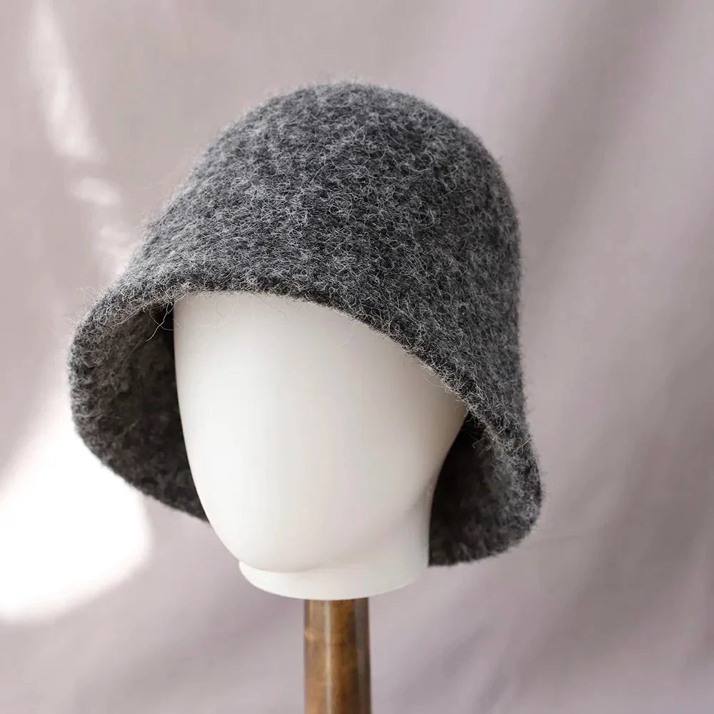 Bucket Hat | Warm Wool | Foldable