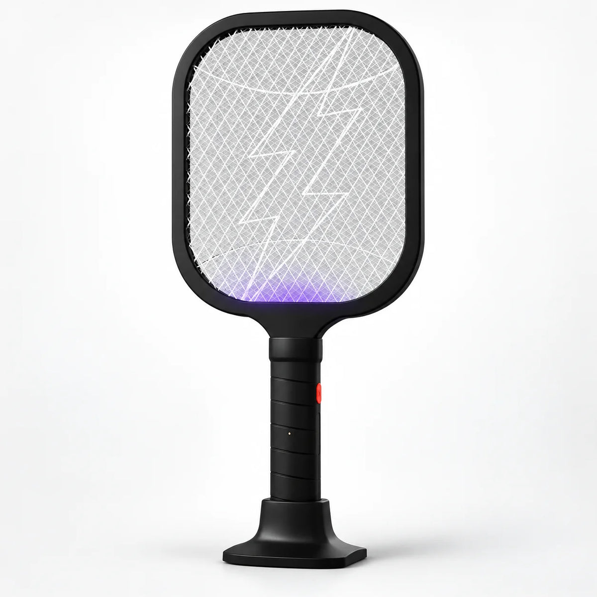 Bug Zapper Racket | 3800V UV Light & Stand