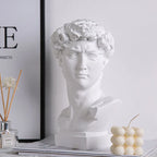 Bust Sculpture | Hand-Painted Resin Modern Abstract | 30 cm