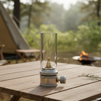 Camping Lantern | Butane & Stepless Adjustable Flame | Aluminum Body