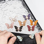 Butterfly Clips | Stainless Metal & Locking Clip | Set of 4