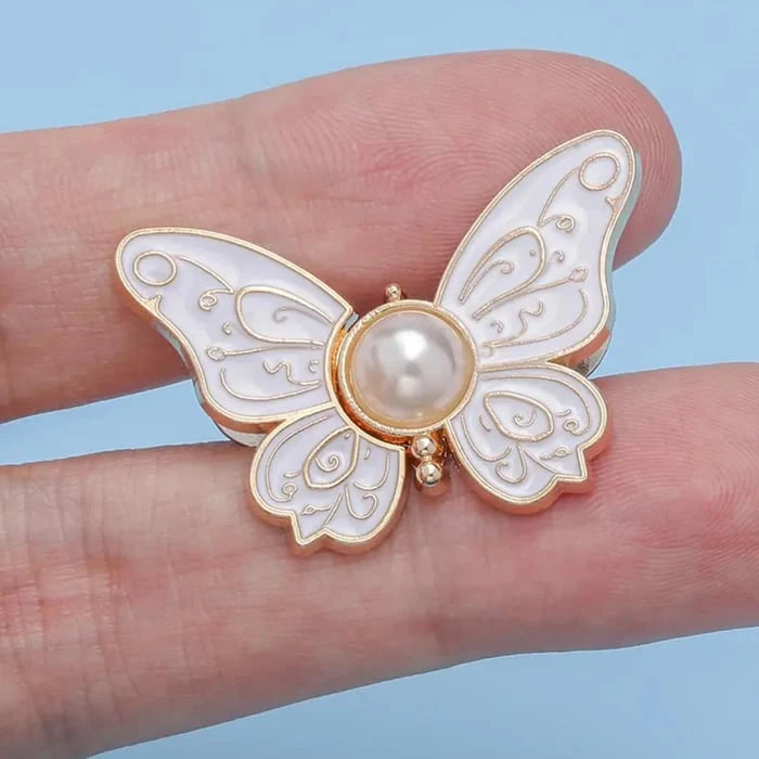 Butterfly Clips | Stainless Metal & Locking Clip | Set of 4